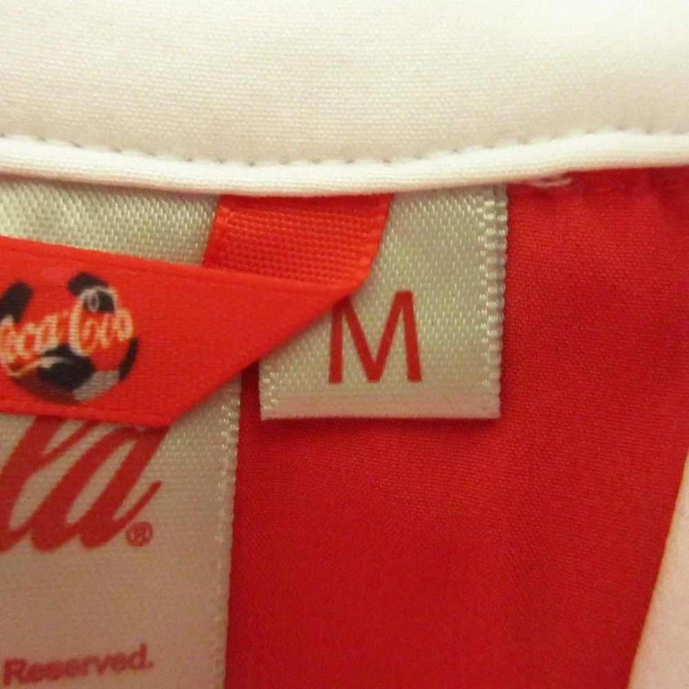 Coca-Cola 2026 FIFA World Cup Jacket Mens Medium Red Soccer Full Zip Official